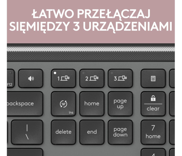 LOGITECH Zestaw mysz + klawiatura MK950 Sigantura Slim US Graphite 920-012490 - 1233175 - zdjęcie 12
